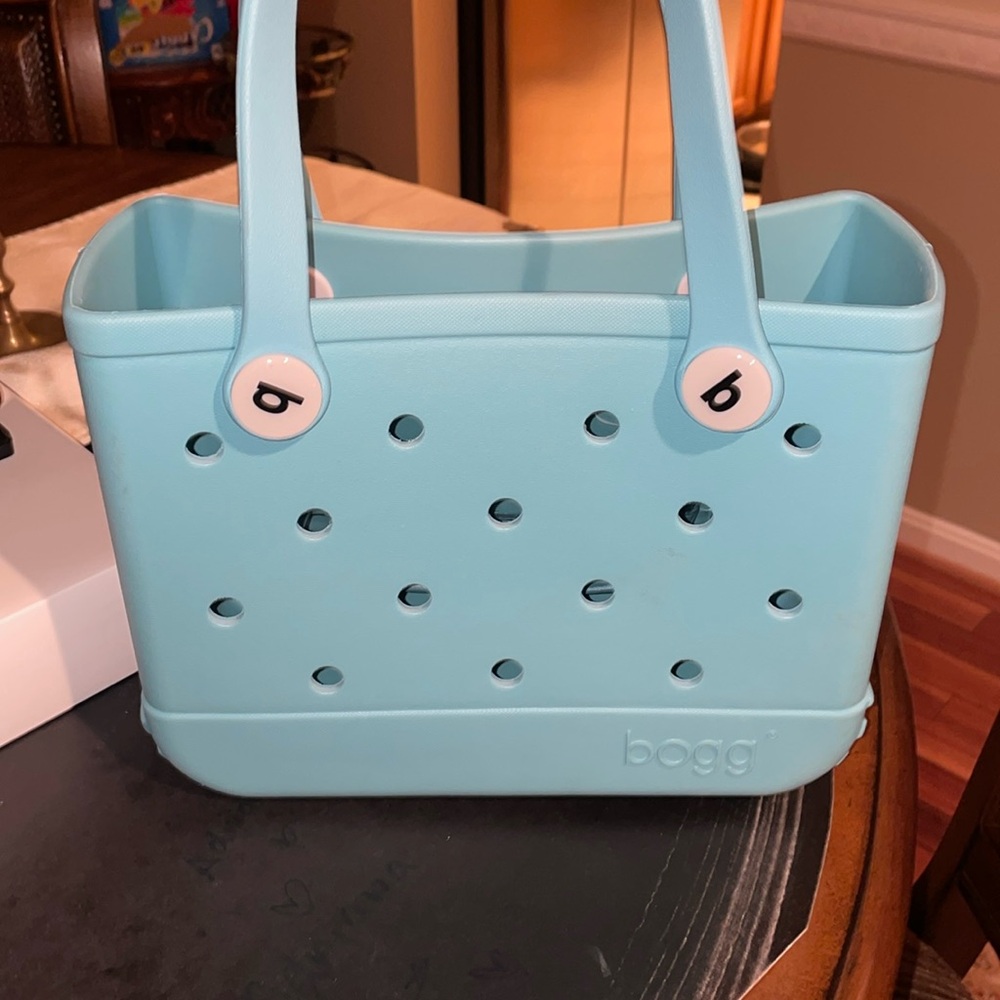 Teal BOGG tote bag small